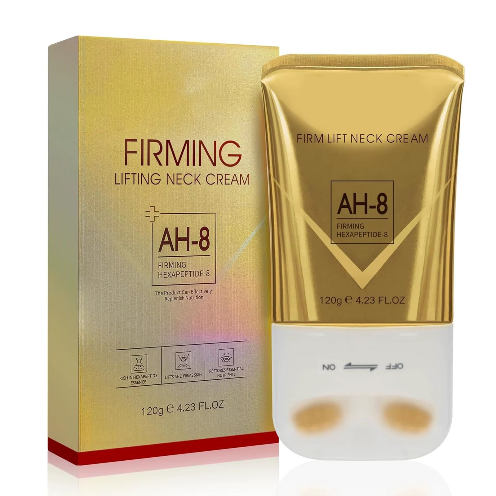 Necklift Pro™ – Firming & Line-Reducing Neck Roller Cream (120G)